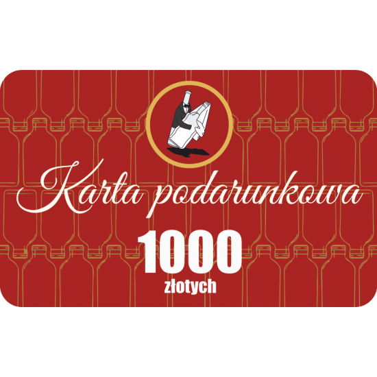 Karta Podarunkowa - 1000 zł.